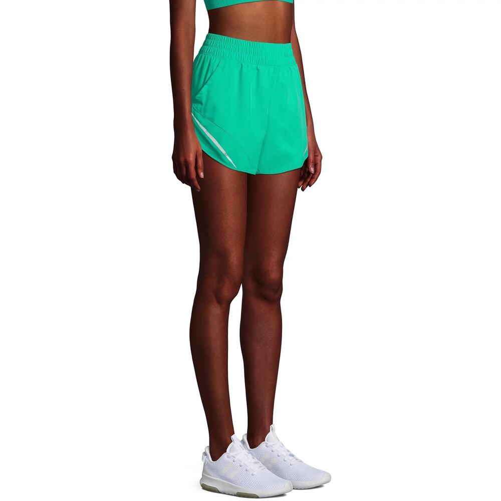 Athletic Works Green Active Running Shorts Large 12/14